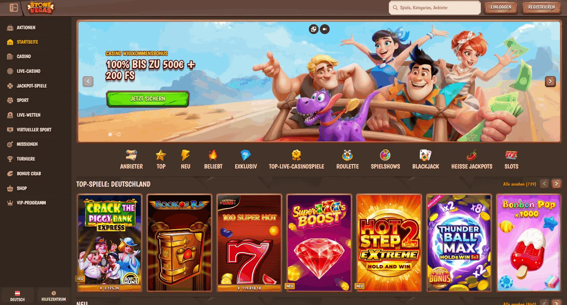 Stone Vegas Casino Startseite